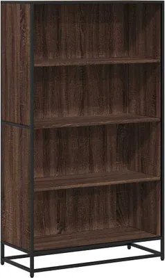 Immagine prodotto di vidaXL Libreria marrone effetto rovere 80,5x35x139 cm materiale a base di legno