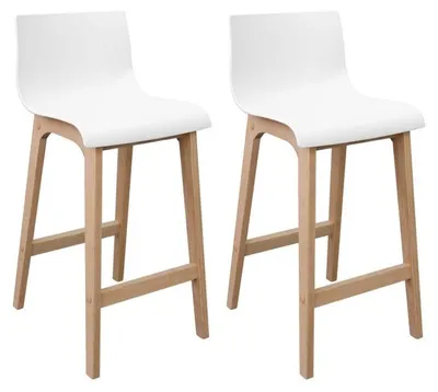 Immagine prodotto di Set di sgabelli da bar in rovere TANNA da 65 cm