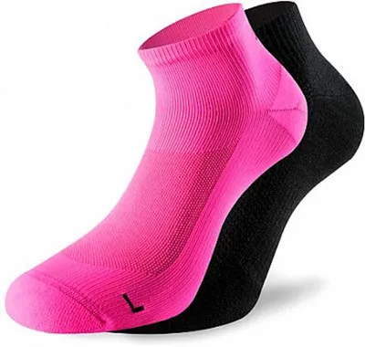 Produktbild von Lenz 3.0 Running Socken, schwarz/pink, 35-38