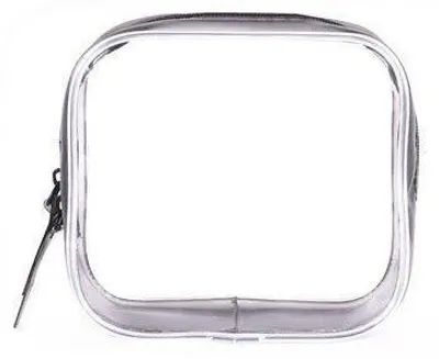 Produktbild von Kulturbeutel, klein, transparent - grau