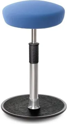 Produktbild von Sitz- Stehhocker Free Tall Hutsitz Gestrick Hellblau chrom /schwarz.