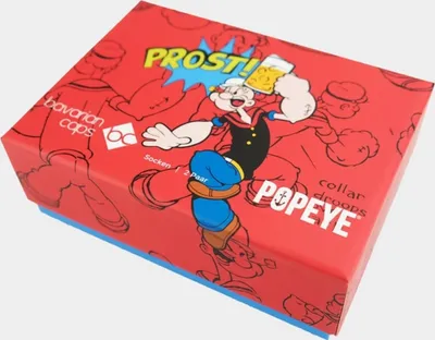 Bavarian Caps Sockenbox "Popeye" in schwarz