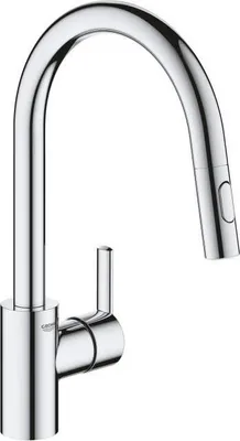Immagine prodotto di Miscelatore per cucina GROHE Feel, bocca estraibile, rotazione a 360°, bocca a U, 2 tipi di getto, 31486001