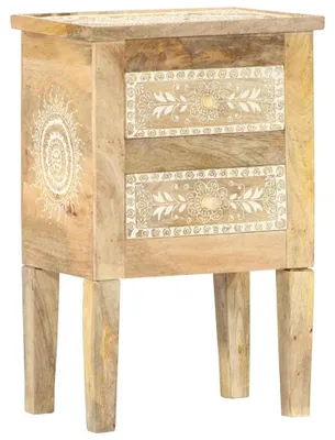 Obrázek produktu pro vidaXL Noční stolek ručně malovaný 40×30×60 cm Mango masiv