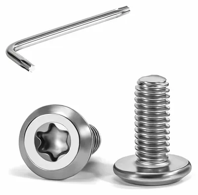 Obrázok produktu pre Skrutky M4x10mm z nehrdzavejúcej ocele s plochou hlavou Torx 20 ks