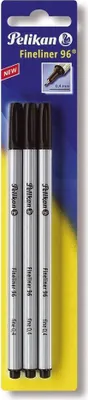Zdjęcie produktu dla Pelikan Fineliner 96 schwarz 3er 0.4mm Blister