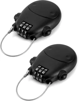 Productafbeelding van Kabelsloten met cijfercode - Set van 2 - 77 cm