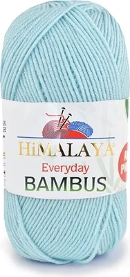 Produktbild von Himalaya Everyday Bambusgarn 260m/100g, Antiallergen, Himmelblau