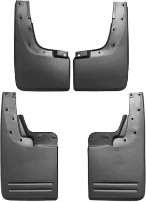 Productafbeelding van Zwarte set van 4 spatborden voor en achter, geschikt voor Volkswagen Amarok 2010-2020