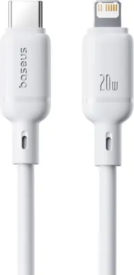 Immagine prodotto di Baseus Silky Cavo di ricarica rapida USB-C/Lightning 1m 20W bianco