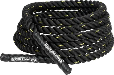 Produktbild von SPORTINATOR Battle Rope Trainingsseil | 9 m lang, Ø 3,8 cm, 7 kg | rutschfeste Griffe | für Koordination & Ausdauertraining | STR-26
