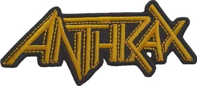 Produktbild von Anthrax Yellow Logo Aufnäher zum Aufnähen