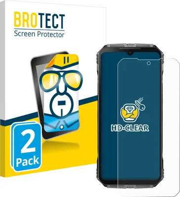 Produktbild von 2x Für Doogee S Cyber Schutzfolie BROTECT Displayschutz Display Schutz Folie Klar Transparent