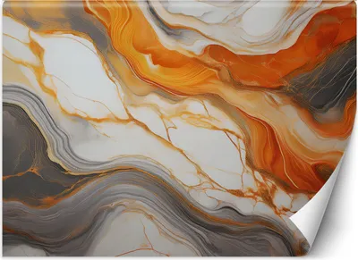 Obrázek produktu pro Nástěnná malba small oranžově šedý glamour mramor tapeta na stěnu 150x105 cm barva Oranžová téma Pozadí a textury