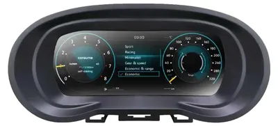 Produktbild von Digitales Dashboard-Cluster, hochauflösender Bildschirm, anpassbare Modi, Polo PQ