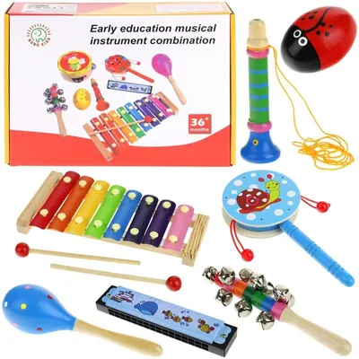 Zdjęcie produktu dla Drewniane instrumenty dla dzieci cymbałki