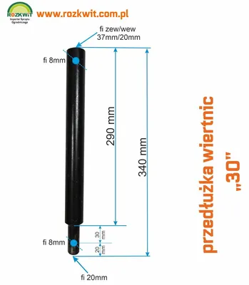 Obrázek produktu pro Kasei Mastercut 30Cm Fi20 Prodloužení Vrtáku