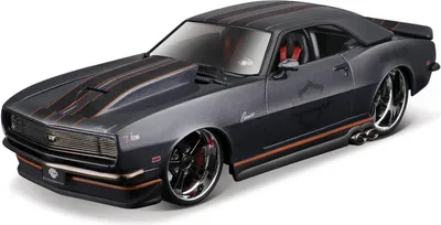Image de Maisto - Harley-Davidson Custom, 1968 Chevrolet Camaro Z/28 , 1:24