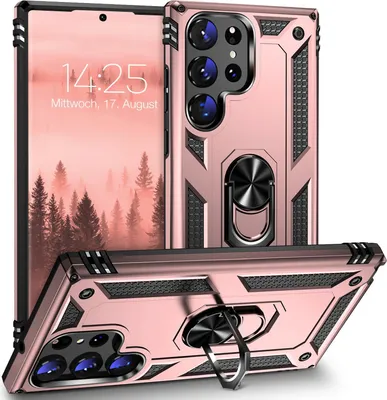 Produktbild von Armor Outdoor Handyhülle für Samsung Galaxy S23 Ultra Handy Panzer Case Cover Schutzhülle Farbe: Rosegold