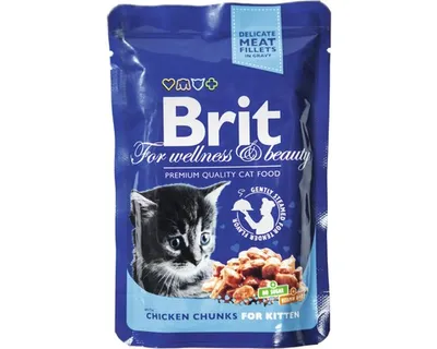 Obrázek produktu pro Brit Premium Chicken for Kitten Gravy 100 g