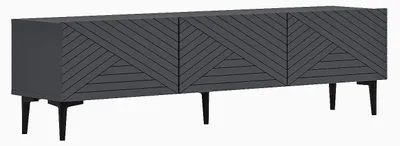 Produktbild von TV-Möbel aus Holz "Felix" 160 x 31,4 x 44,1 cm - Anthrazit