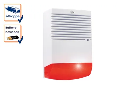 Produktbild von ELRO ADS1F Dummy Alarmsirene - Attrappe - mit blinkendem LED-Licht