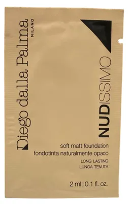 Immagine prodotto di Set di fondotinta liquido Diego Dalla Palma Nudissimo, finish opaco e leggero, senza oli, a lunga durata, tonalità 242N, beige chiaro neutro. Confezione da 12 pezzi da 2 ml *Campione