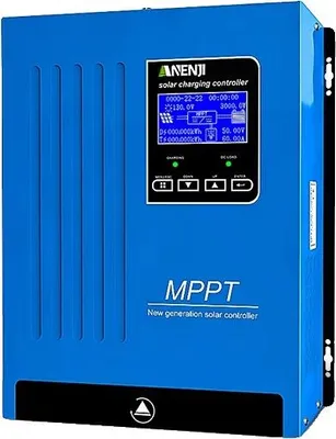 Obrázok produktu pre Solárny regulátor nabíjania, technológia MPPT, inteligentné funkcie, ANJ-48V-100A MPPT, 48V 100A