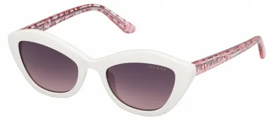 Imagen del producto de Gafas de sol Guess GU00229, color marfil brillante, talla 47/18/130, para mujer