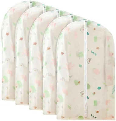 Obrázek produktu pro Věšák na oblečení - 5 kusů - 60 x 100 cm - Průhledná ochranná síť