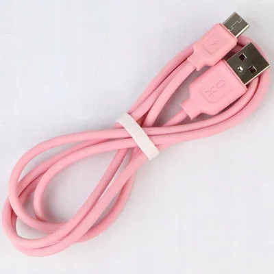 Produktbild von XO Ladekabel USB auf Micro-USB, 1m, Pink