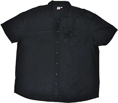 Produktbild von Übergrößen Designer Kurzarmhemd HONEYMOON schwarz 6XL