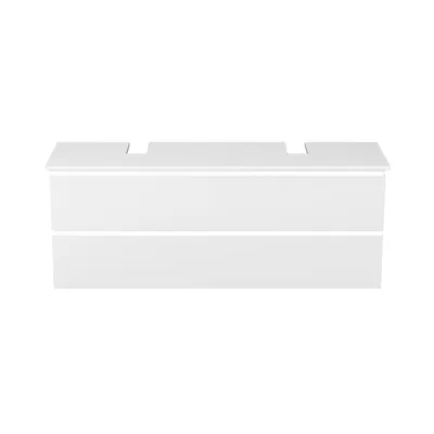 Produktbild von Garlivo Waschbeckenunterschrank GLB-160 Weiss mit Schubladen, Badezimmer Waschtischunterschrank hängend , Breite 160 cm, Soft-Close, Push-to-Open/ Tip-On
