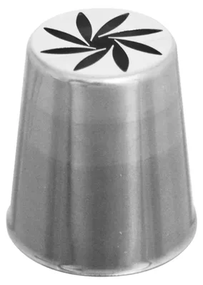 Produktbild von Schneider Spritztülle Blümchenform aus Edelstahl, Ø 25 mm, Höhe 42 mm