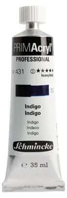 Produktbild von Indigo 35ml - PRIMAcryl Acrylfarbe Schmincke 13 431 009