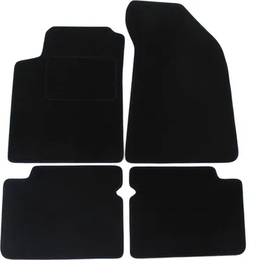 Image de Tapis De Sol Noir Velours Pour Fiat Bravo 2007-2017 4pcs, Ajustement précis, Base Antidérapante, Renforcée dans la Zone de la Pédale