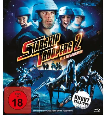 Produktbild von PLAION Starship Troopers 2: Held der Föderation, Film, Blu-ray, Deutsch, Englisch, 95 min, Starship Troopers 2: Hero Of The Federation, Science fiction