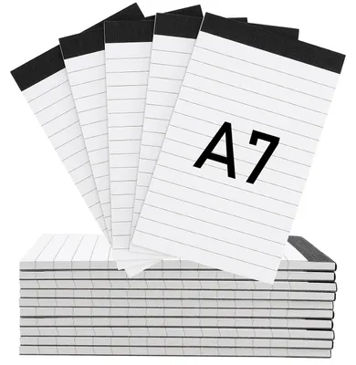 Produktbild von TRANKIELO® – 15 Nachfüllpads für A7 Notizbücher – 30 Blatt liniertes Papier – Kompakt und einfach auszutauschen