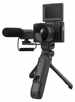 Zdjęcie produktu dla AgfaPhoto Realishot VLG-4K, 24 MP, CMOS, 4K Ultra HD, 250 g, Czarny