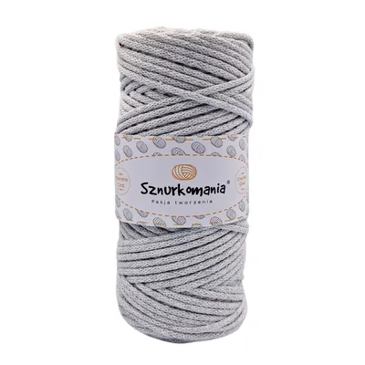 Obrázok produktu pre Bavlnená šnúra s jadrom 3 mm 100 m, makramé priadza, makramé šnúra, háčkovaná šnúra, makramé šnúra, prírodná priadza, 3 mm šnúra, pletená bavlnená šnúra,