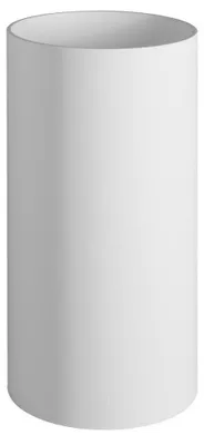 Produktbild von ALTONA Freistehendes Waschbecken inkl. Ablaufabdeckung Ø 43,5x85cm, Gussmarmor, weiß matt