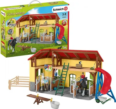 Produktbild von Schleich 42485 Hracia súprava Farm World - stajňa pre kone