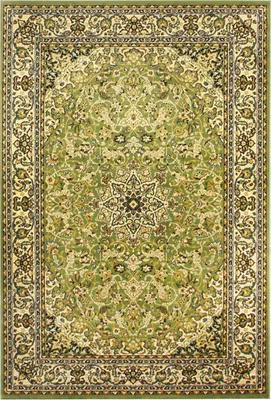 Produktbild von 200x300 cm Teppich SOLID 55 APA, Grün, Polyester/Polypropylen Heatset