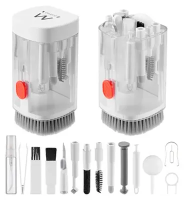 Immagine prodotto di Ewent EW5631 kit di pulizia per cuffie/cuffie del computer, tastiera, LCD/LED/Plasma, telefono cellulare/smartphone, schermi/plastiche, TV, tablet PC Kit di pulizia per dispositivi.