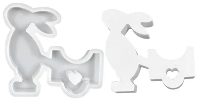 Obrázok produktu pre Silikónová forma na Veľkonočného zajačika, 3D forma na výrobu svieč, darčeky, DIY