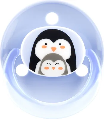 Obrázok produktu pre Baby Nova Okrúhly utišujúci cumlík s krúžkom silikón 0-24m 2 ks