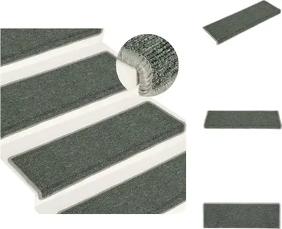 Image de vidaXL Tapis de marche 15 pcs. 65x21x4 cm Vert - Tapis de marche
