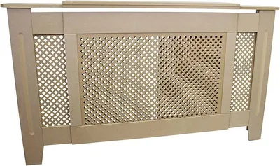 Productafbeelding van MonsterShop radiatoromsluiting, radiatorafdekking, verwarmingsafdekking, roosterafdekking. Afmetingen: 1400 mm (L) x 820 mm (H) x 205 mm (B)