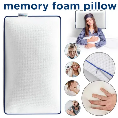 Produktbild von Kopfkissen Orthopädisch Nackenkissen Memory Foam Kissenhülle Nackenstützkissen
