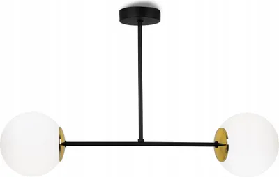 Obrázok produktu pre Stropná lampa Zavesená lampa Stropný luster Loft elegantný Glamour s bielymi guľami